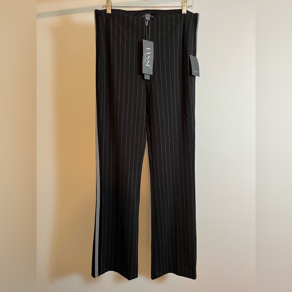 NWT- Lysse Ponte Pin Stripe High Waist Pants Wrinkle Resistant Waist Shaping - Picture 4 of 16